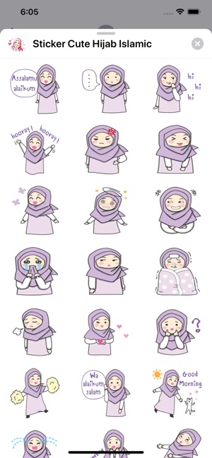 Sticker Cute Hijab Islamic(圖1)-速報App