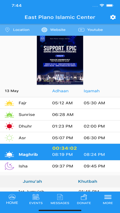 How to cancel & delete East Plano Islamic Center from iphone & ipad 1