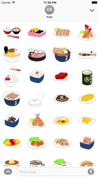 Japanese Food Sticker