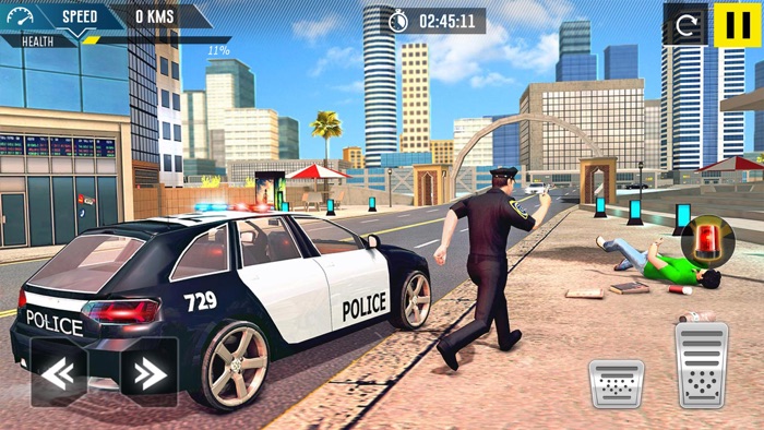 Police Car Chase - Crime City