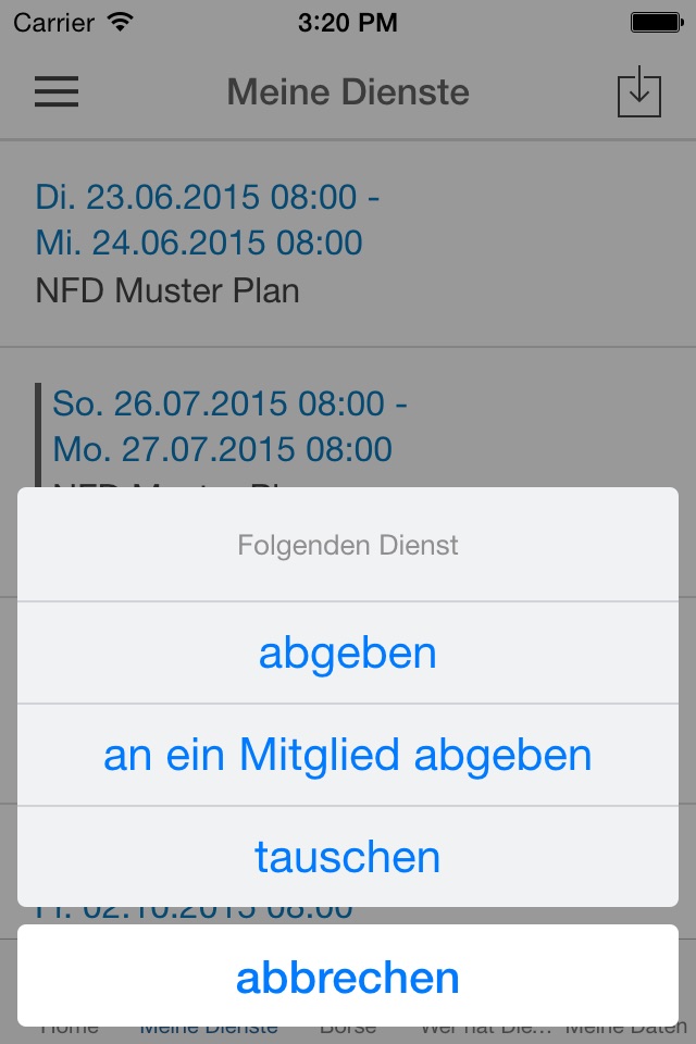 docbox Notfalldienstplanung screenshot 3