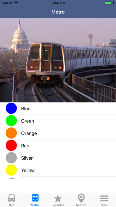 DC Metro & Bus: Navigator Map screenshot 2