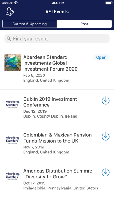 Aberdeen Standard Events screenshot 2