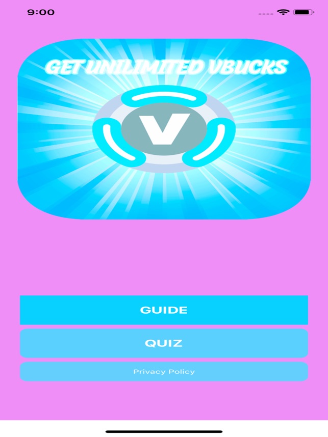 V-Bucks Generator quiz on the App Store - 