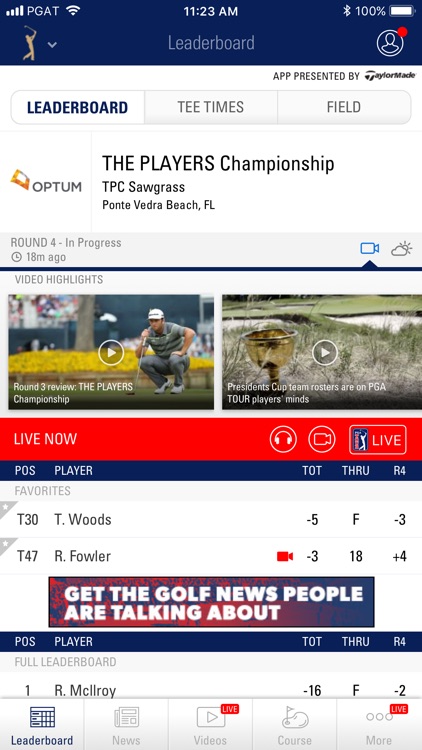 PGA TOUR Mobile screenshot-4