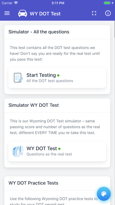Wyoming DOT Practice Test screenshot 3
