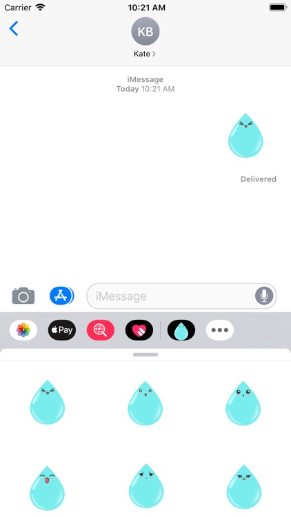 Droplet Feeling Sticker