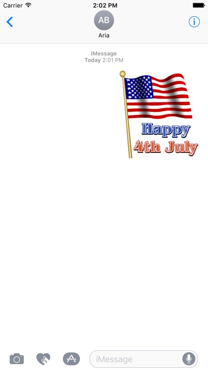 Happy Independence Day Sticker