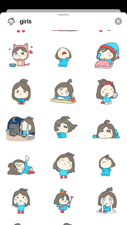 Girl-Stickers