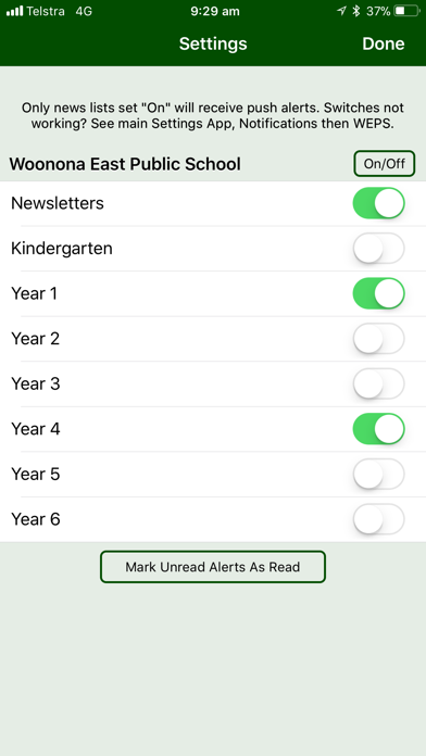 How to cancel & delete Woonona East Public School from iphone & ipad 3