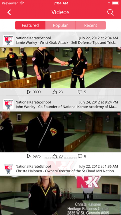 Hopkins National Karate screenshot 3
