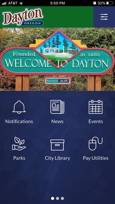 City of Dayton Oregon screenshot 2