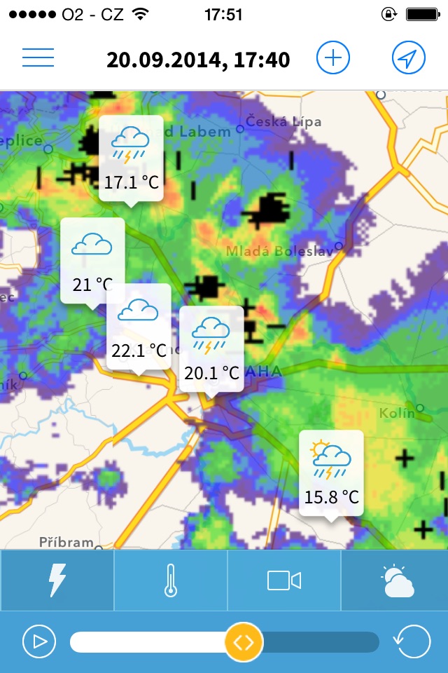 Meteoradar screenshot 3