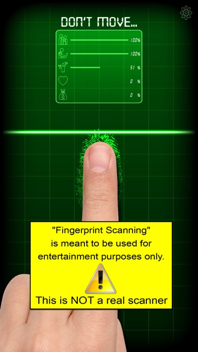 How to cancel & delete Fingerprint Scan Simulator from iphone & ipad 1