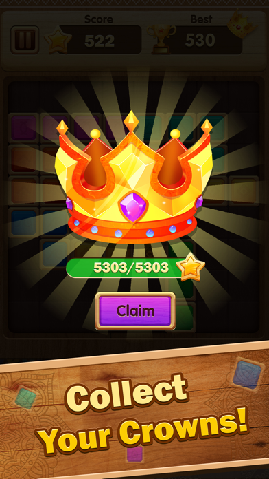Block Puzzle:  Collect Crowns screenshot 2