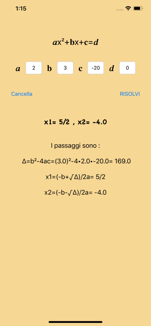 Equazioni 2 grado(圖2)-速報App