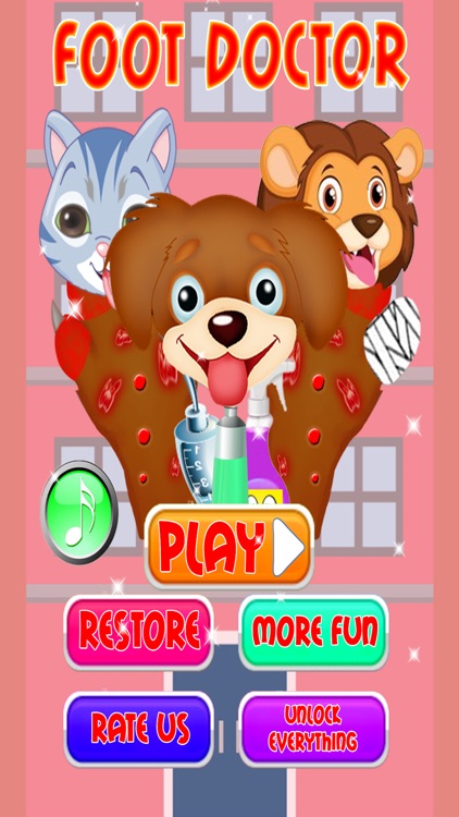 Baby Pet Foot Doctor Girl Game