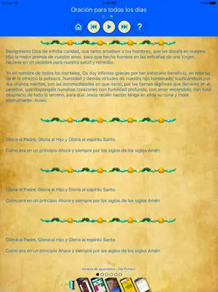 Screenshot 3 Novena de Aguinaldos con audio iphone