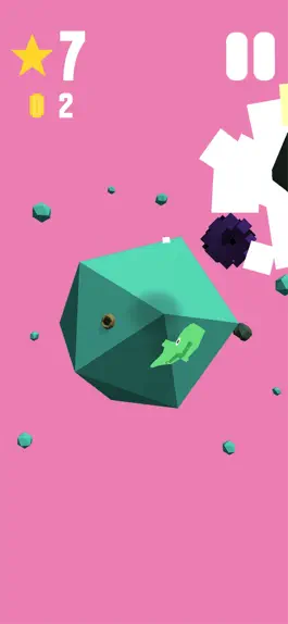 Game screenshot Tiny Dino! - Asteroid Run! apk