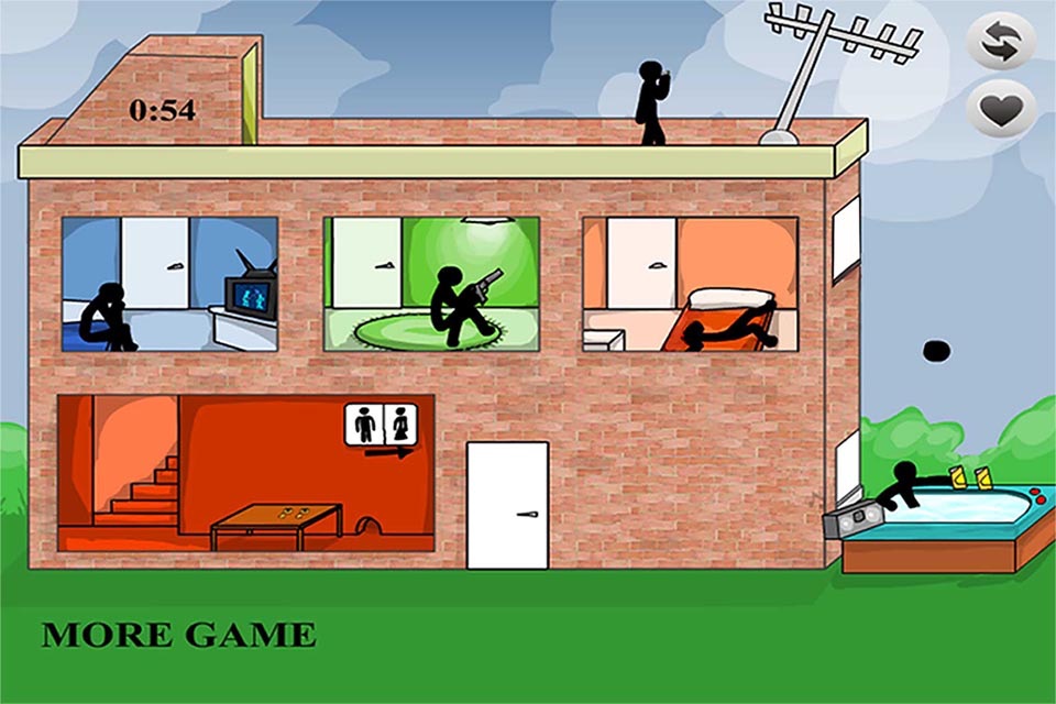 Stickman Crime:Deadly Motel screenshot 3