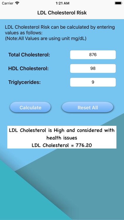 LDL Cholesterol Risk screenshot-8