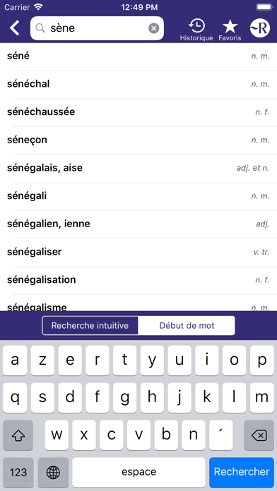 How to cancel & delete Dictionnaire Robert Historique from iphone & ipad 3