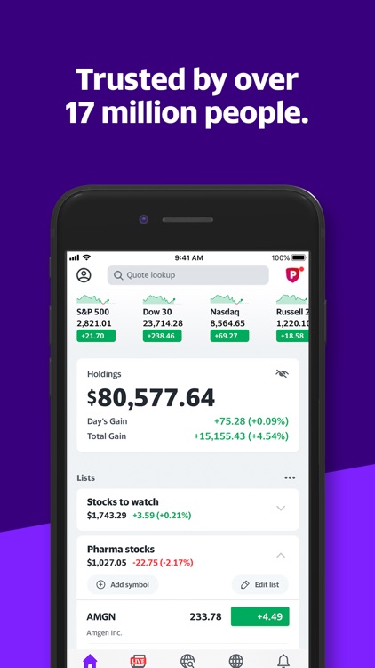 Yahoo Finance screenshot-0