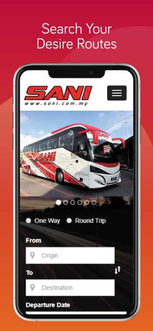 Sani express online ticket