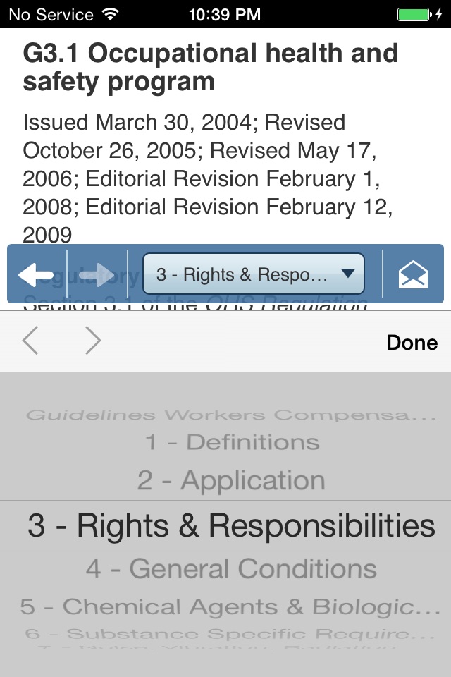 BC OHS Regulation screenshot 4