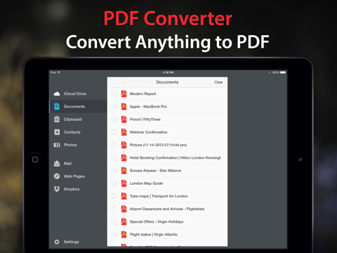Скриншот из PDF Converter by Readdle