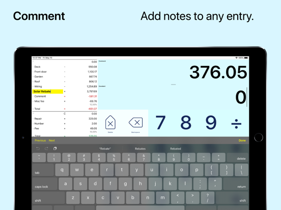 Digits, the calculator for humans screenshot