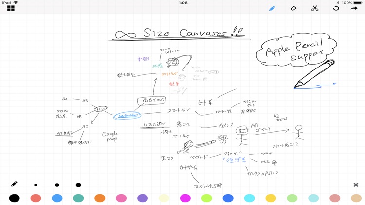 Map Note -Infinity Size Note-