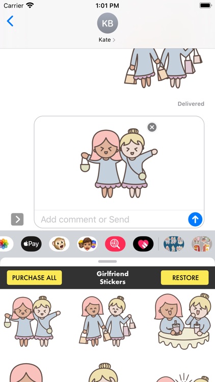 Girlfriend Stickers ·