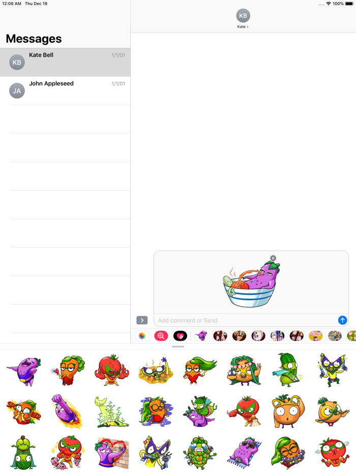 New The Six Vegan Stickers