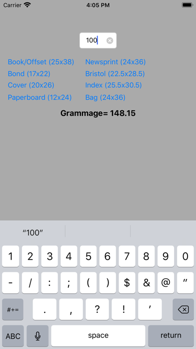 How to cancel & delete Basis Weight To Grammage from iphone & ipad 1