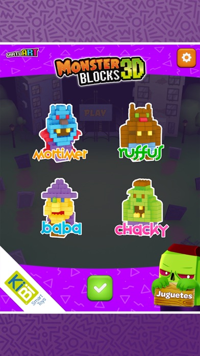 screenshot of Monster 3D Blocks 3