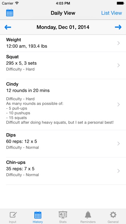 MetricMe - Workout Tracker Log screenshot-3