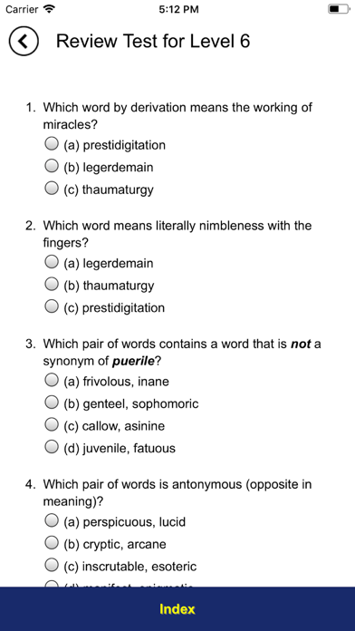 Verbal Advantage - Level 6 screenshot 4