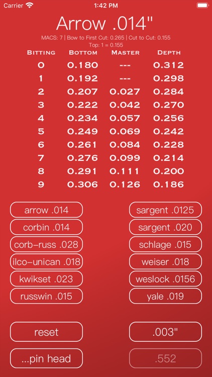 Pin Head - Lock Cylinder Calc screenshot-6