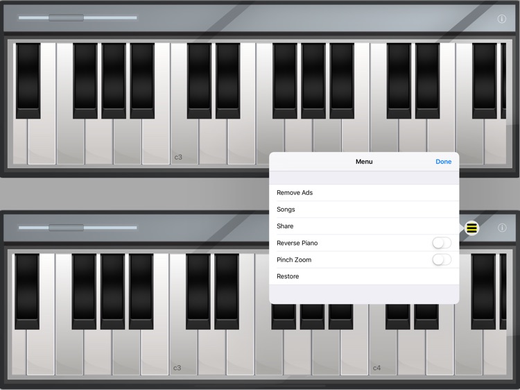 Piano for iPads