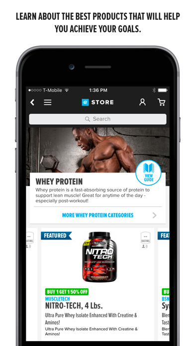 Bodybuilding.com - Supplement Store for Fitness Enthusiasts screenshot