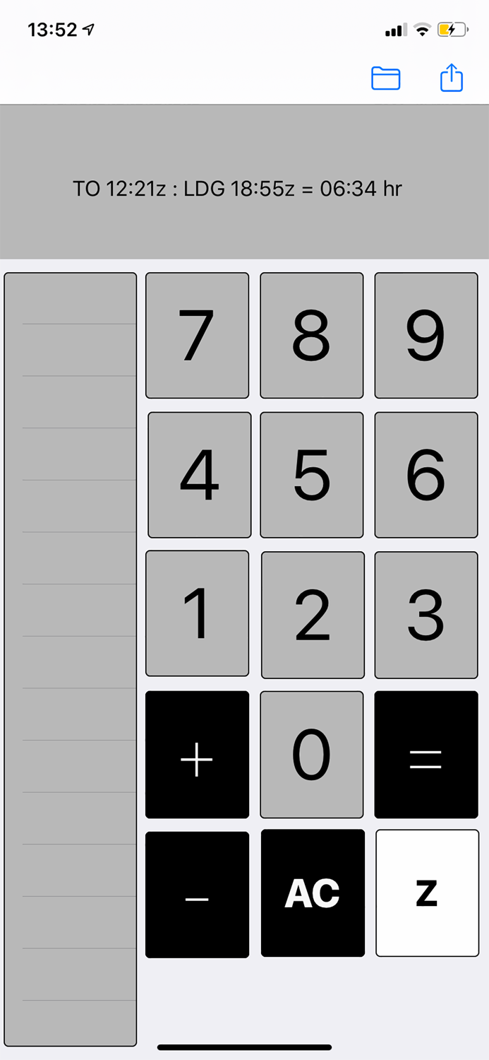 FLIGHT-TIME CALCULATOR