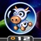 In a failed galactic operation, the cows of earth have ended up FLOATING AROUND IN SPACE -- encapsulated in air bubbles