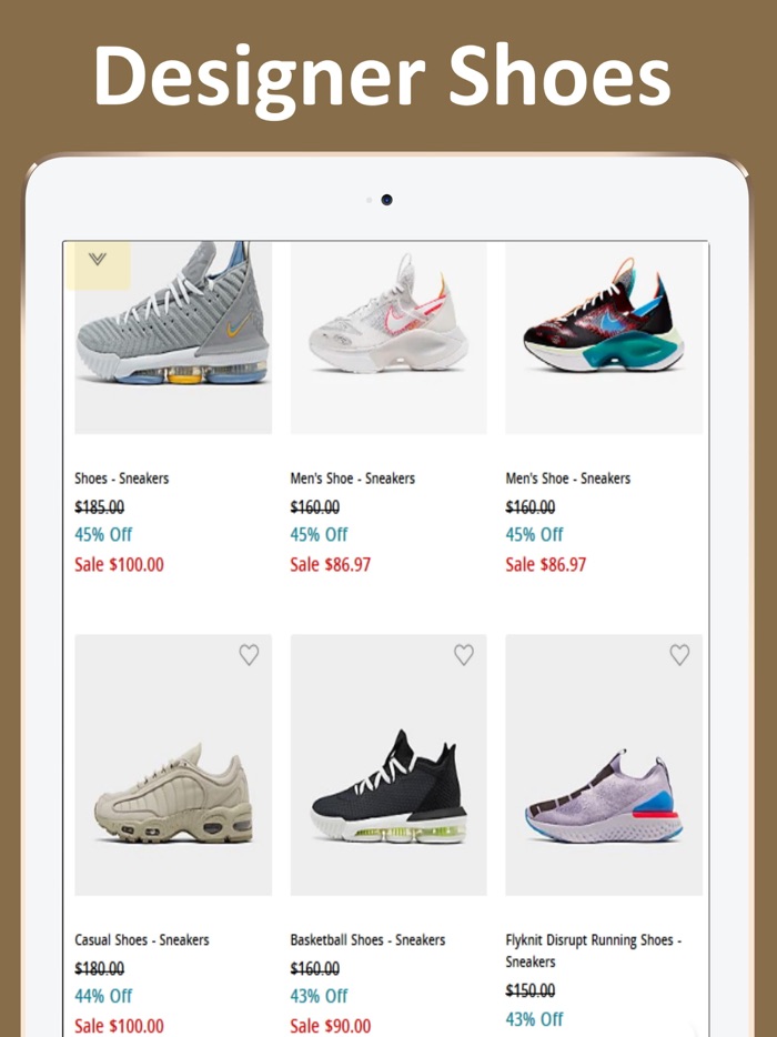 Designer Apparel Sales