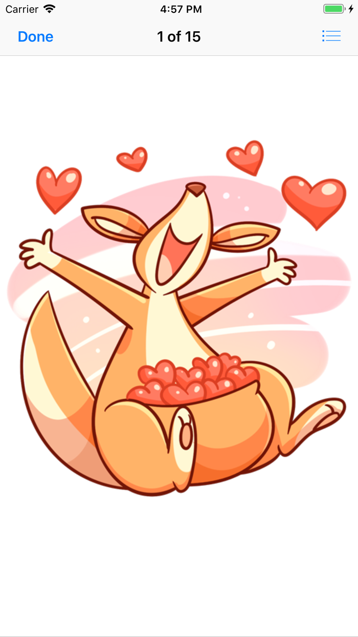 Olivia Sunny Mood For iMessage