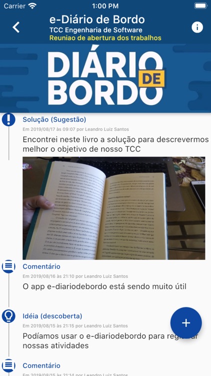 e-Diário de Bordo