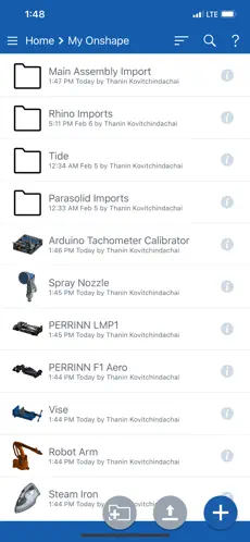 Captura 1 Onshape 3D CAD iphone