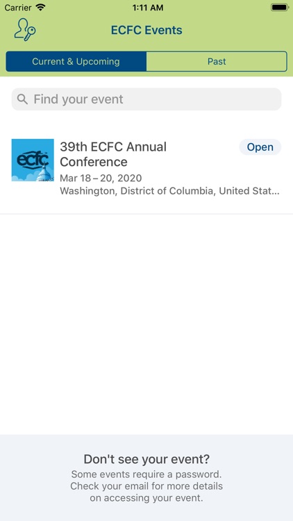 ECFC Events 2020