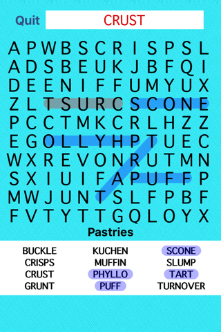 Food Word Search screenshot 2