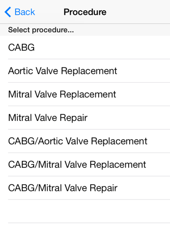 Adult Cardiac Surgery Risk screenshot 2